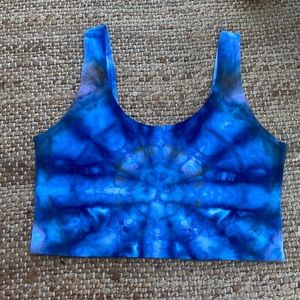 🦋 Tie dye indigo third eye mandala